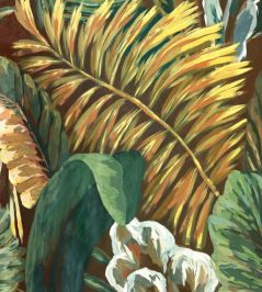 Verdure Wallpaper by Arte Green Gold Verdure Wallpaper by Arte Green Gold
