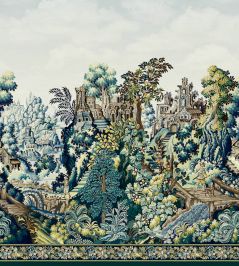 Verdure Tapestry Mural by Cole & Son Viridian Verdure Tapestry Mural by Cole & Son Viridian