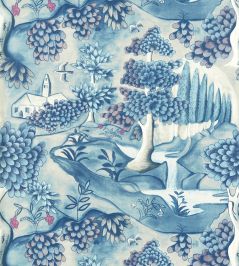 Verdure Wallpaper by Zoffany Indigo Verdure Wallpaper by Zoffany Indigo