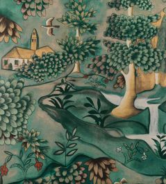 Verdure Wallpaper by Zoffany Tapestry Green Verdure Wallpaper by Zoffany Tapestry Green