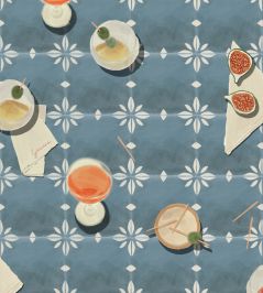 Vermut Wallpaper by Tres Tintas Blue Vermut Wallpaper by Tres Tintas Blue