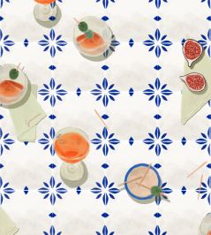 Vermut Wallpaper by Tres Tintas Cobalt Vermut Wallpaper by Tres Tintas Cobalt