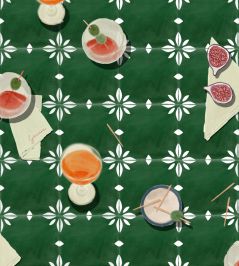 Vermut Wallpaper by Tres Tintas Green Vermut Wallpaper by Tres Tintas Green