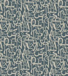 Verso Wallpaper by Tres Tintas Azul oscuro Verso Wallpaper by Tres Tintas Azul oscuro