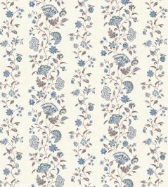 Victoria Wallpaper by Lewis & Wood Blue Almond Victoria Wallpaper by Lewis & Wood Blue Almond