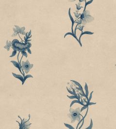 Victoria Wallpaper by Sandberg Blue Victoria Wallpaper by Sandberg Blue