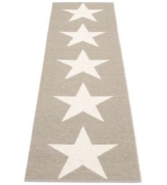 Viggo One Runner Rug by Pappelina Mud/Vanilla Viggo One Runner Rug by Pappelina Mud/Vanilla