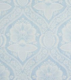 Villandry Damask Print Wallpaper by Schumacher Blue Villandry Damask Print Wallpaper by Schumacher Blue