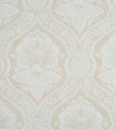 Villandry Damask Print Wallpaper by Schumacher Neutral Villandry Damask Print Wallpaper by Schumacher Neutral