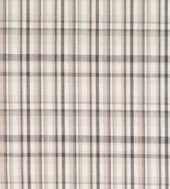 Rubra Check Fabric by Villa Nova Cinder Rubra Check Fabric by Villa Nova Cinder