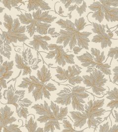 Vine Leaf Wallpaper by Farrow & Ball Gold Vine Leaf Wallpaper by Farrow & Ball Gold