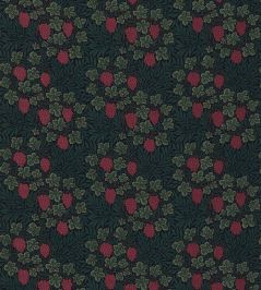 Vine Fabric by Morris & Co Dark Green/Red Vine Fabric by Morris & Co Dark Green/Red