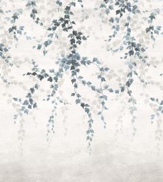 Vine Shadow Mural by Coordonne Blue Vine Shadow Mural by Coordonne Blue