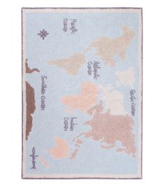 Vintage Map Rug by Lorena Canals Vintage Vintage Map Rug by Lorena Canals Vintage