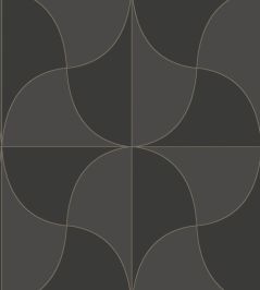 Virevolte Wallpaper by Casadeco Noir Reglisse Virevolte Wallpaper by Casadeco Noir Reglisse