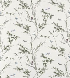 Virginia Fabric by Thibaut Beige and Sage Virginia Fabric by Thibaut Beige and Sage