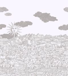 Vista Mediterranea Mural by Cole & Son Soft Neutral Vista Mediterranea Mural by Cole & Son Soft Neutral