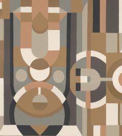 Vitrail Wallpaper by Casamance Mordore/Anthracite Vitrail Wallpaper by Casamance Mordore/Anthracite