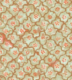 Vivienne Love Andreas Wallpaper by Cole & Son Mint & Tangerine Vivienne Love Andreas Wallpaper by Cole & Son Mint & Tangerine