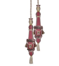 Volanges Double Tassels Tieback Trimming by Houles Rouge Cardinalis Volanges Double Tassels Tieback Trimming by Houles Rouge Cardinalis