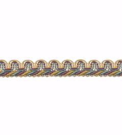 Volanges Gimp Braid Trimming by Houles Blue Nattier Volanges Gimp Braid Trimming by Houles Blue Nattier