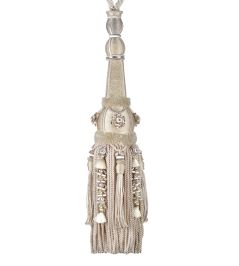 Volanges Tassel Tieback Trimming by Houles Blanc Hermine Volanges Tassel Tieback Trimming by Houles Blanc Hermine
