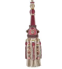 Volanges Tassel Tieback Trimming by Houles Rouge Cardinalis Volanges Tassel Tieback Trimming by Houles Rouge Cardinalis