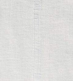 Sheer Linen Drawn Thread Fabric by Volga Linen White Sheer Linen Drawn Thread Fabric by Volga Linen White