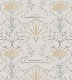Voysey Wallpaper by Tres Tintas Purple Voysey Wallpaper by Tres Tintas Purple