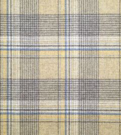 Wagtail Plaid Fabric by Ian Sanderson Sandstone Wagtail Plaid Fabric by Ian Sanderson Sandstone