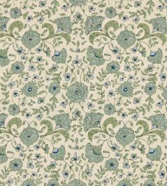 Wainscott Fabric by Warwick Saltwater Wainscott Fabric by Warwick Saltwater