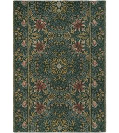 Walthamstow Rug by Morris & Co Forest/Teal Walthamstow Rug by Morris & Co Forest/Teal