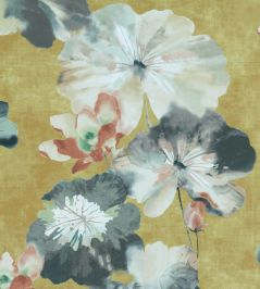 Water Lilies Wallpaper by 1838 Wallcoverings Honey Water Lilies Wallpaper by 1838 Wallcoverings Honey