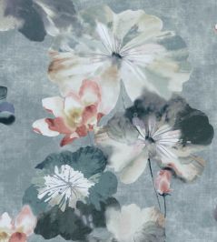 Water Lilies Wallpaper by 1838 Wallcoverings Mineral Water Lilies Wallpaper by 1838 Wallcoverings Mineral