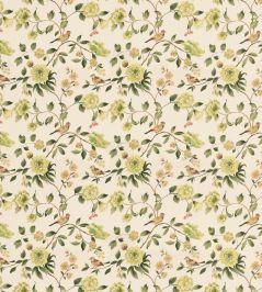 Watercolour Bird Fabric by George & Minnie Emerald Watercolour Bird Fabric by George & Minnie Emerald