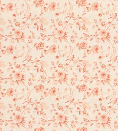Watercolour Bird Fabric by George & Minnie Raspberry Watercolour Bird Fabric by George & Minnie Raspberry