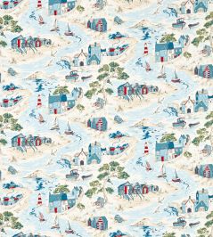 Waterfront Fabric by Studio G Marine Waterfront Fabric by Studio G Marine