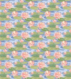 Waterlily Wallpaper by Ohpopsi Cornflower Waterlily Wallpaper by Ohpopsi Cornflower