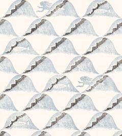 Wave 1929 Wallpaper by CommonRoom Bawden Blue, Sand & Shadow Wave 1929 Wallpaper by CommonRoom Bawden Blue, Sand & Shadow
