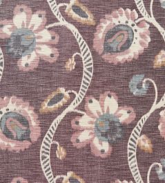 Wave Hill Fabric by Travers Mauve Wave Hill Fabric by Travers Mauve