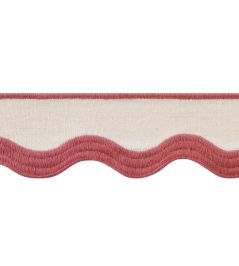 Wave Tape Trimming by Thibaut Nantucket on Linen Wave Tape Trimming by Thibaut Nantucket on Linen