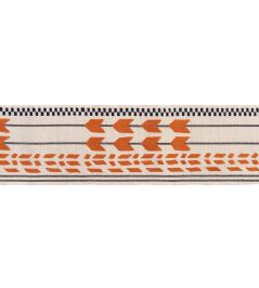Wayfarer Border Trim by Christopher Farr Cloth Orange Wayfarer Border Trim by Christopher Farr Cloth Orange