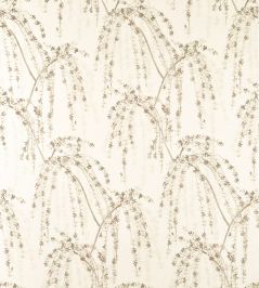 Weeping Blossom Fabric by Thibaut White Weeping Blossom Fabric by Thibaut White