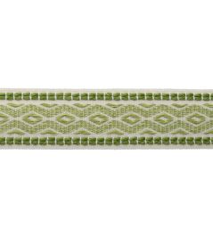 Westport Diamond Border Trimming by Samuel & Sons Spring Green Westport Diamond Border Trimming by Samuel & Sons Spring Green
