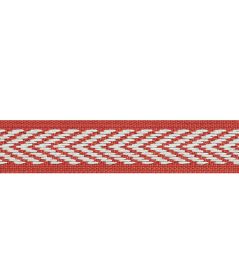 Westport Tape Trimming by Thibaut Cranberry Westport Tape Trimming by Thibaut Cranberry