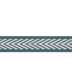 Westport Tape Trimming by Thibaut Teal Westport Tape Trimming by Thibaut Teal