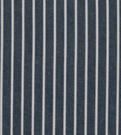 Weymouth Stripe Fabric by Ian Mankin Dark Navy/Grey Weymouth Stripe Fabric by Ian Mankin Dark Navy/Grey