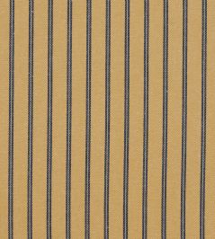 Weymouth Stripe Fabric by Ian Mankin Mustard/Dark Navy Weymouth Stripe Fabric by Ian Mankin Mustard/Dark Navy