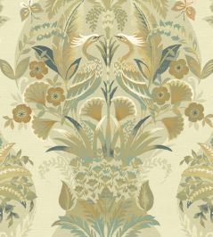 Whisper Wallpaper by Casadeco Pistache Whisper Wallpaper by Casadeco Pistache