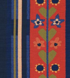Whispers of The Meadow Fabric by MINDTHEGAP Multi Whispers of The Meadow Fabric by MINDTHEGAP Multi